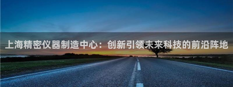 彩神8最新版下载：上海精密仪器制造中心：创新引领未来科技的前沿阵地