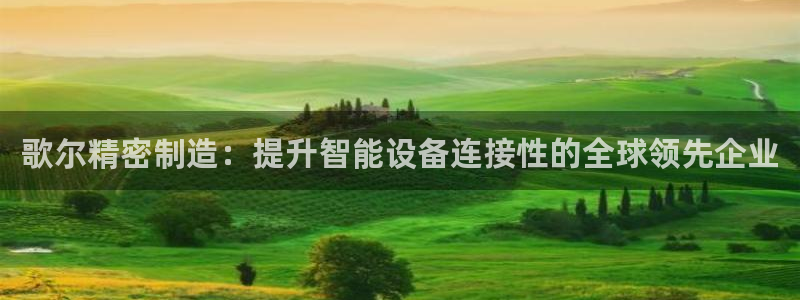 下载彩神通关注金码：歌尔精密制造：提升智能设备连接性的全球领先企业