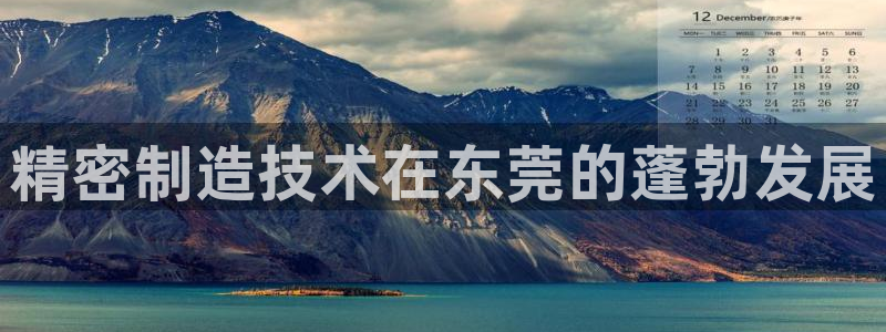 彩神8是正规平台吗：精密制造技术在东莞的蓬勃发展