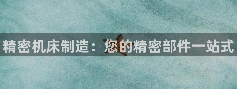 彩神vii手游下载：精密机床制造：您的精密部件一站式