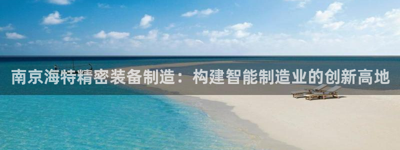 彩神app能挣到钱吗：南京海特精密装备制造：构建智能制造业的创新高地
